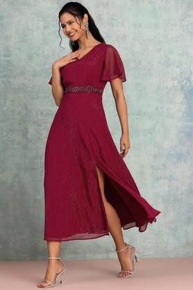 Faballey maroon outlet dress