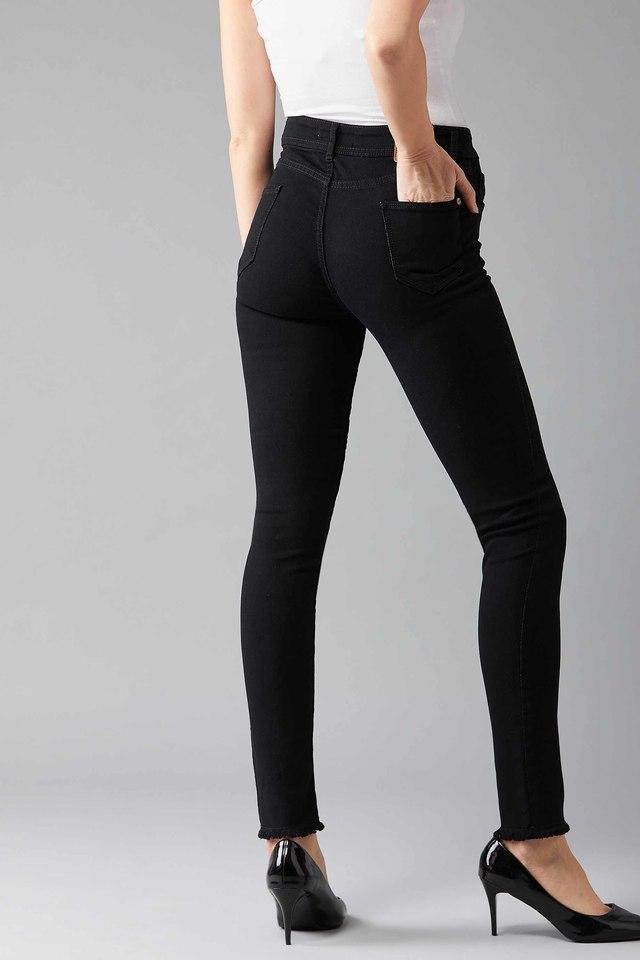 DOLCE CRUDO -  Black Jeans & Jeggings - Main