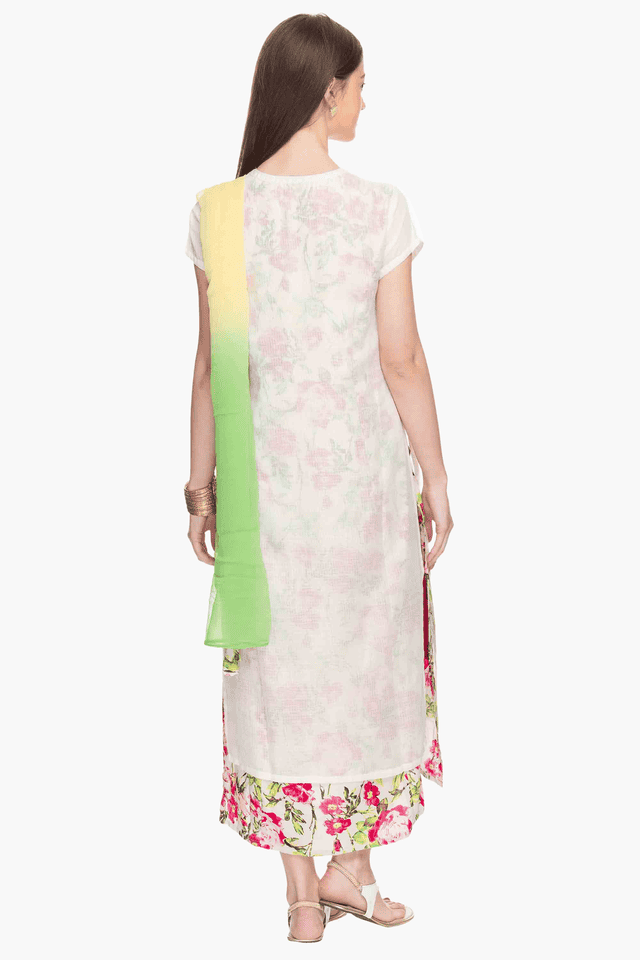 Biba white salwar on sale suit