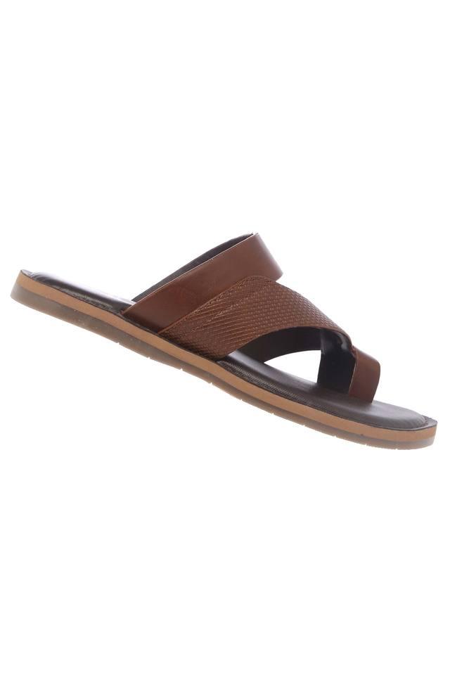 RED TAPE -  Tan Flip Flops - Main