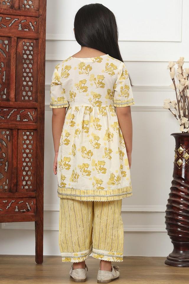 Frock type kurti outlet with palazzo