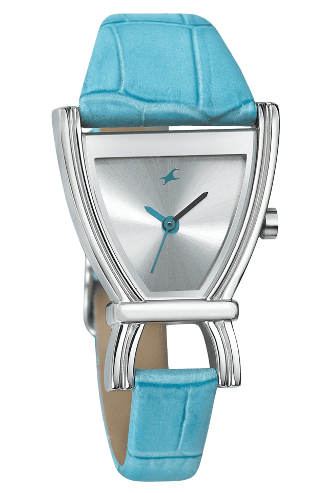 Ladies Watch with Blue Leather Strap 6095SL01