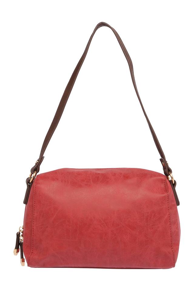 Buy CAPRESE Coral Womens Zip Closure Satchel Handbag Shoppers Stop