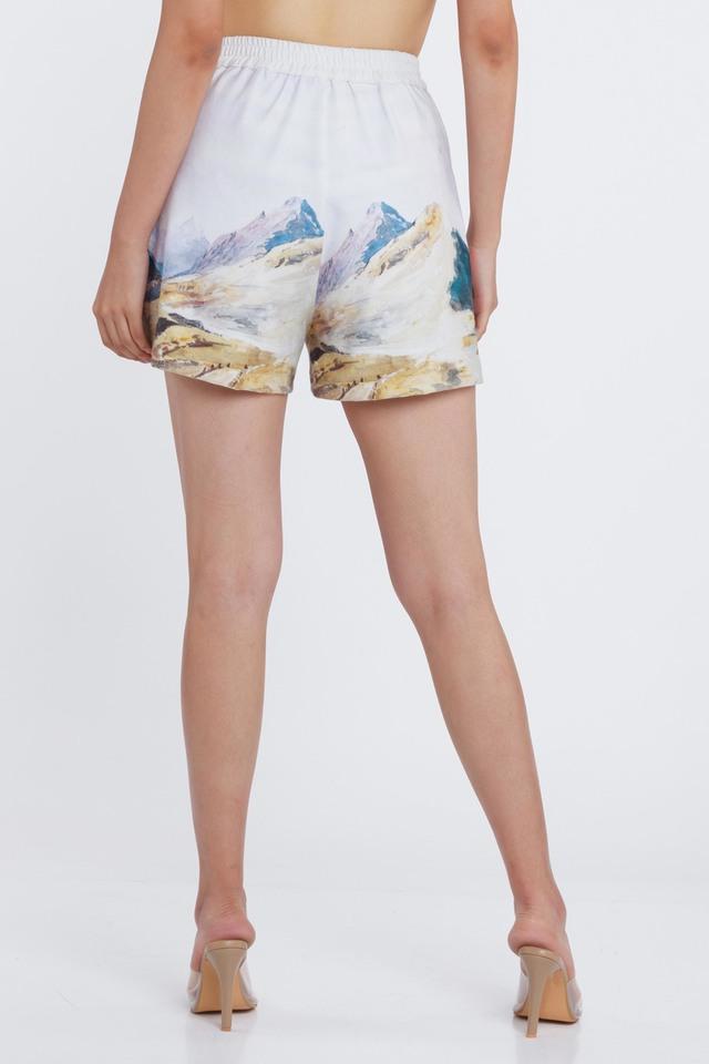 ZINK LONDON -  Off White Shorts - Main