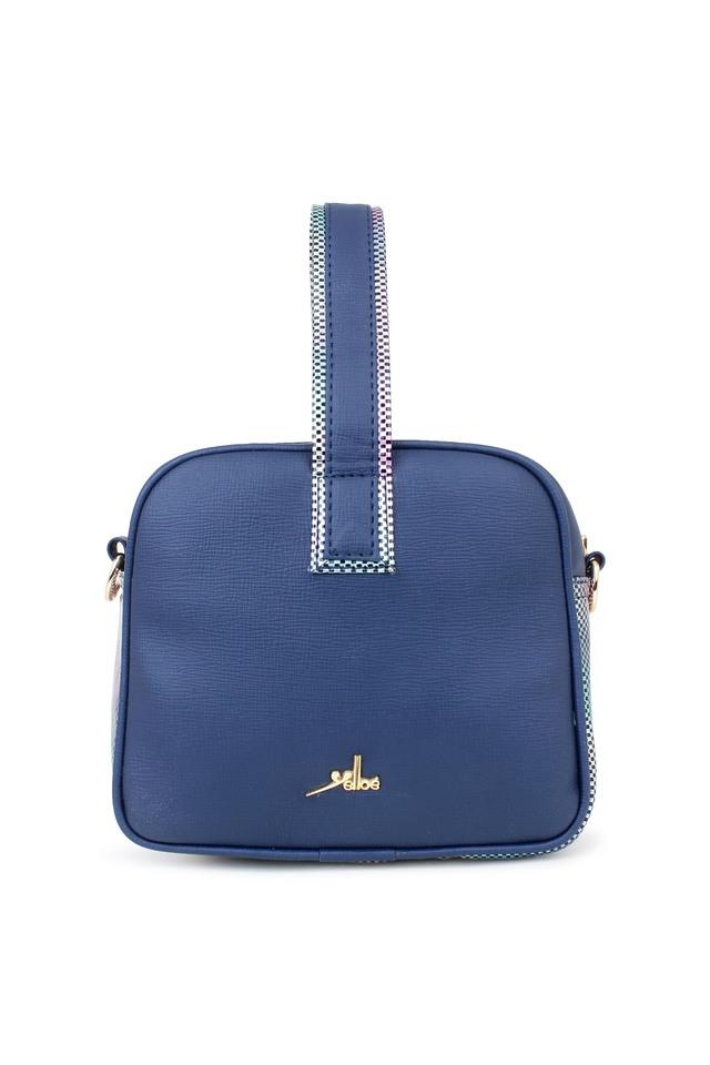 Buy YELLOE Zipper Closure Faux Leather Womens Casual Sling Bag