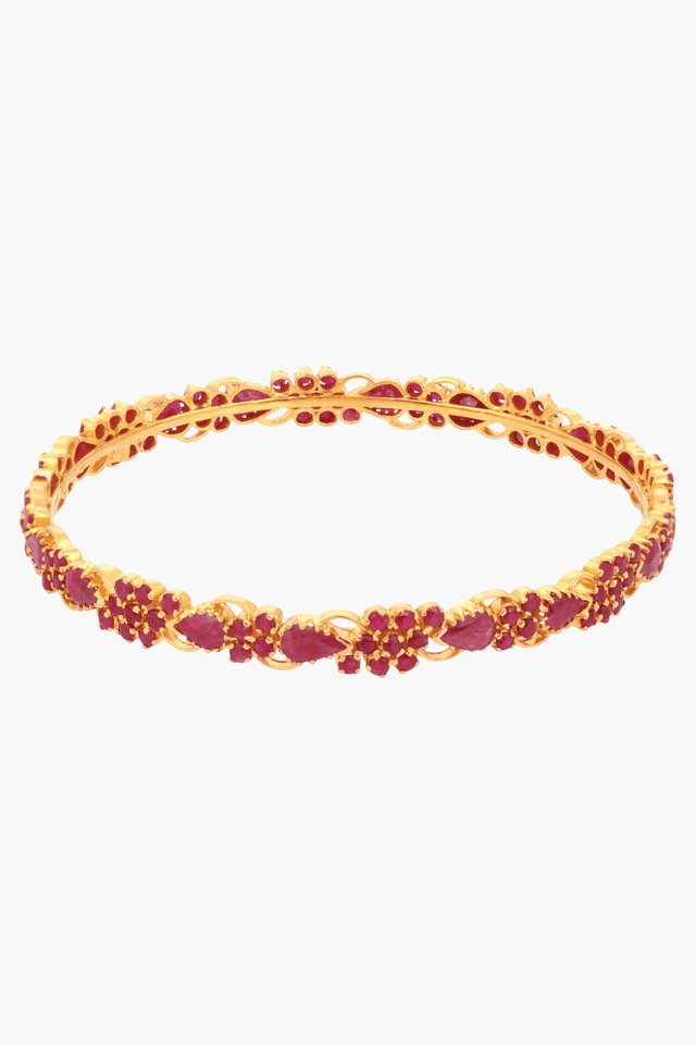 ruby bracelet | gold bracelet | gold ruby bracelet | gold ruby bangles |  gold bracelet with ruby stone | real ruby bracelet