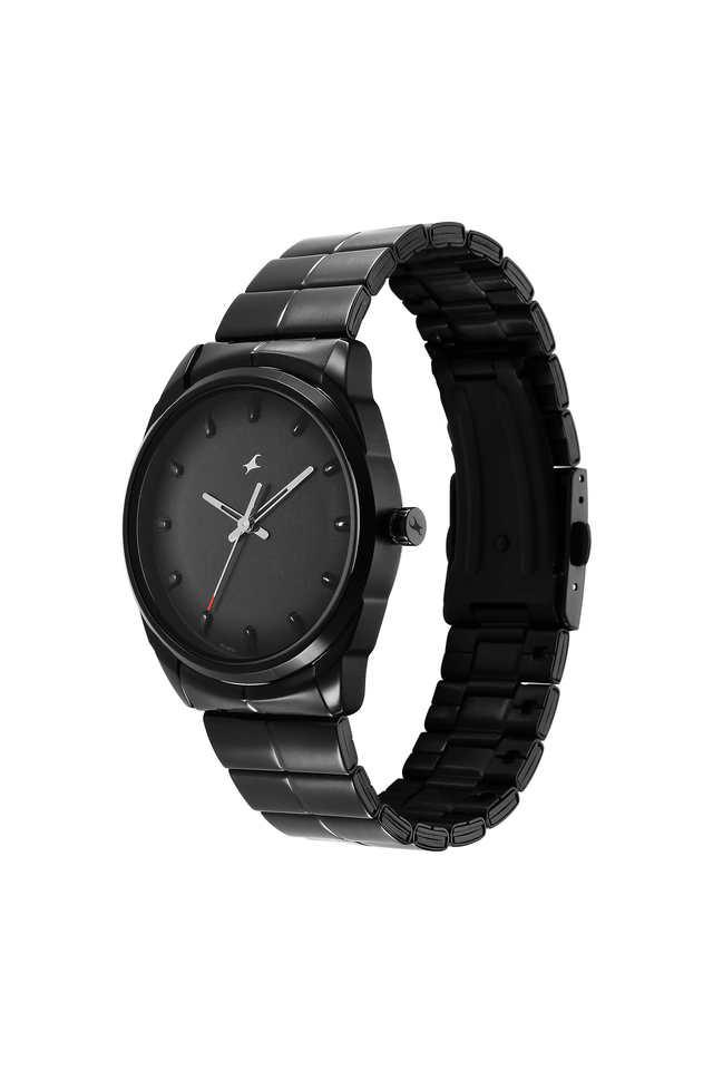 All black deals metal watch