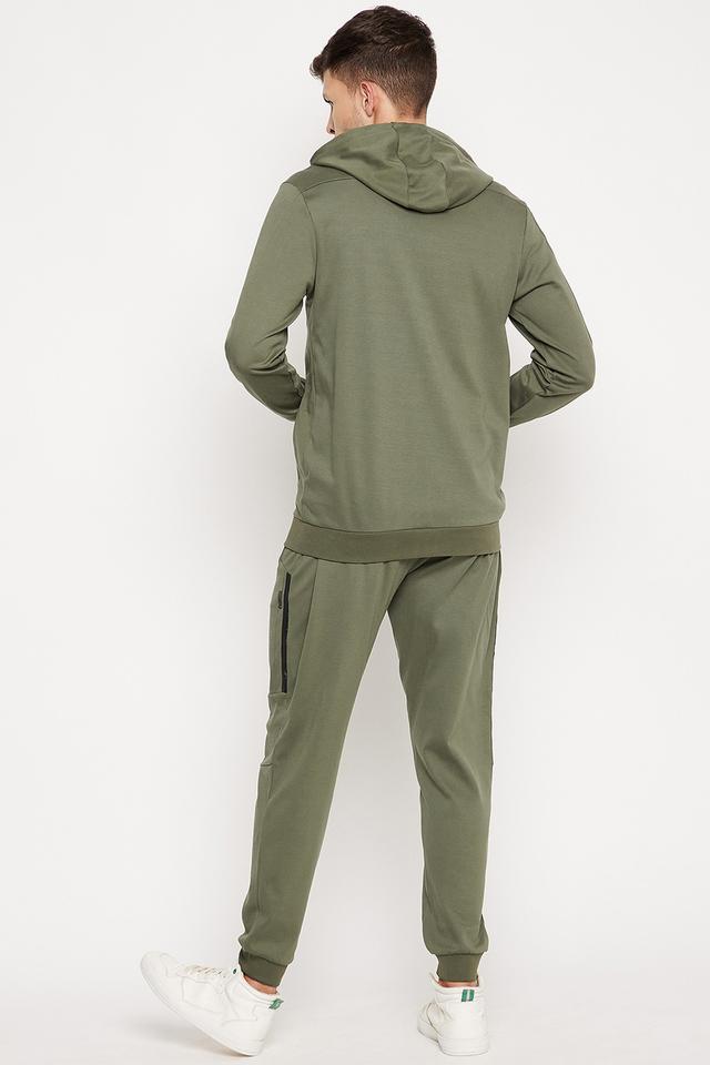 Olive green nike sales tracksuit mens