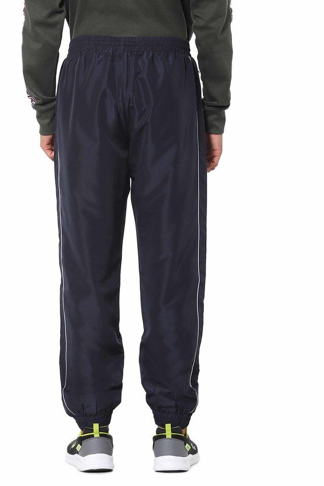 Buy FILA CASUAL Blue Polyester Mens Track Pants