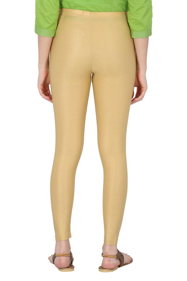 Buy DE MOZA Gold Women's Shimmer Leggings