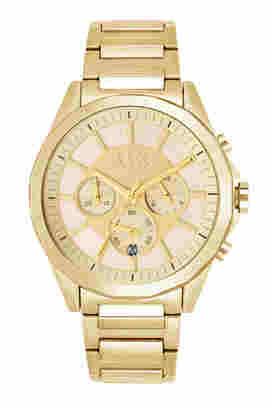 Buy ARMANI EXCHANGE Mens 44 mm Drexler Gold Dial Stainless Steel