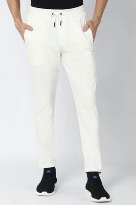 White best sale polyester joggers