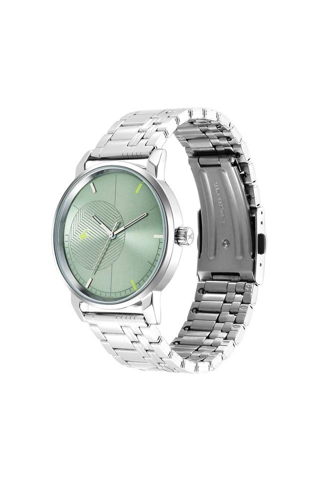 Fastrack Stunners Quartz Analog Silver Dial Metal Strap Watch for