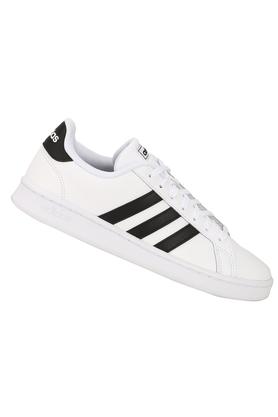 Adidas all white mens 2024 sneakers