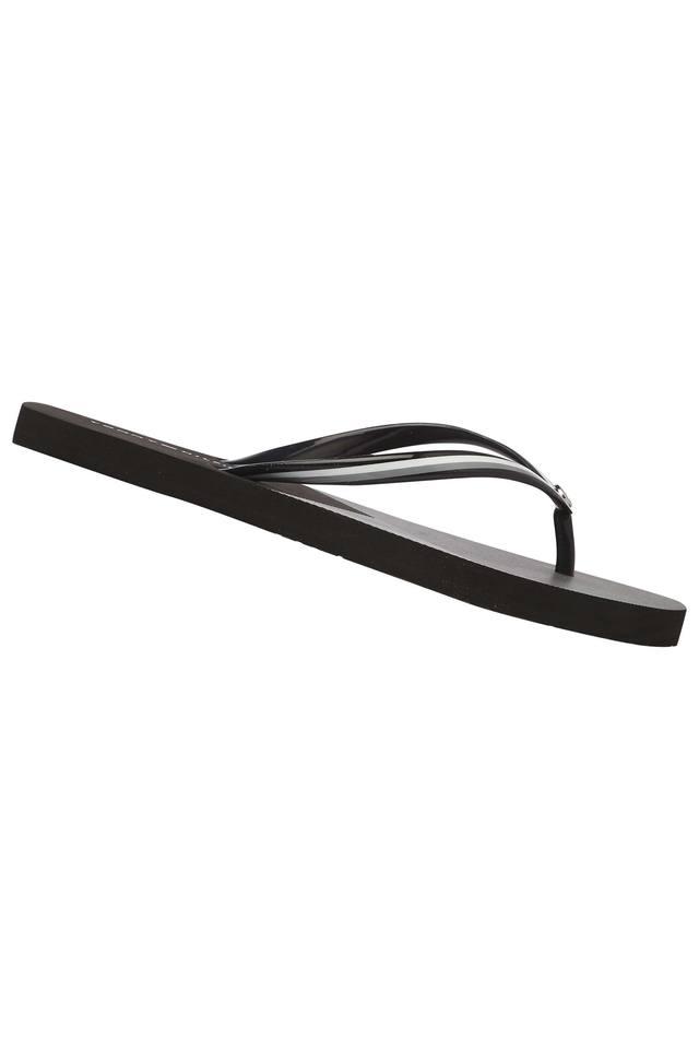 Tommy hilfiger women's black 2024 flip flops