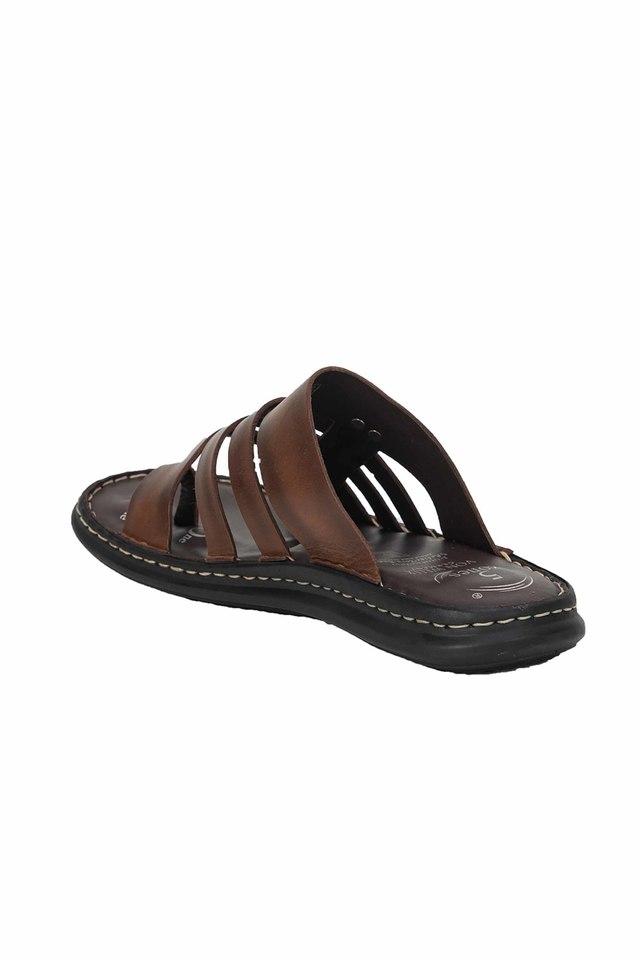 Buy VON WELLX Brown Mens Brown Slippers Amble Shoppers Stop