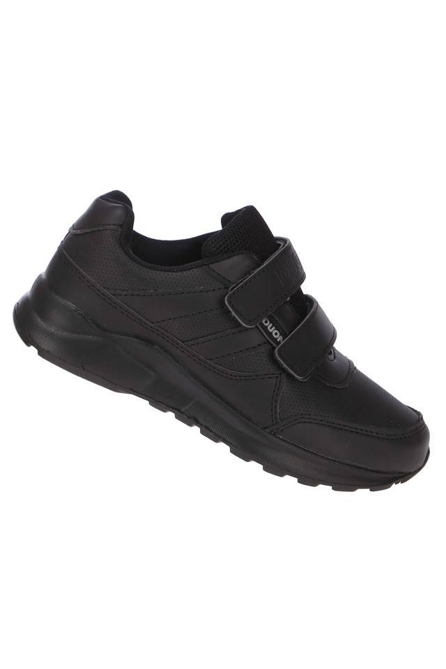 Black velcro 2024 sports shoes