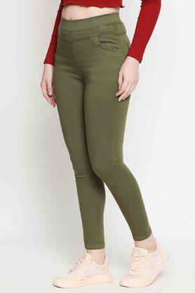 Buy Green Jeans & Jeggings for Women by Marks & Spencer Online