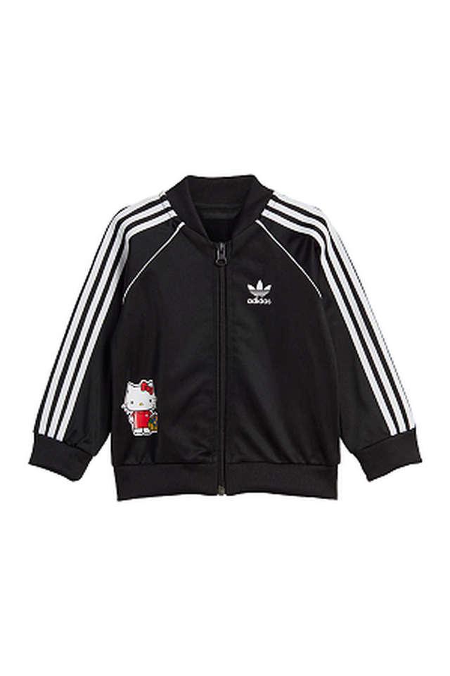 Black adidas hot sale tracksuit boys