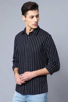 Calvin Klein Jeans Men Striped Formal White, Blue Shirt - Buy Calvin Klein  Jeans Men Striped Formal White, Blue Shirt Online at Best Prices in India