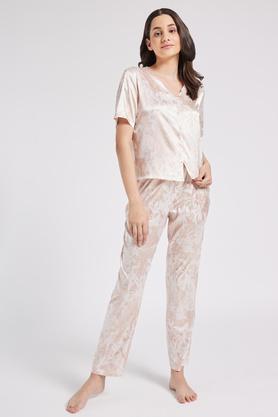 Satin pyjama online top