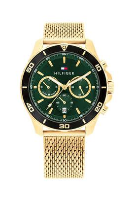 Buy TOMMY HILFIGER Mens Multi Function Leather Watch NATH1791137