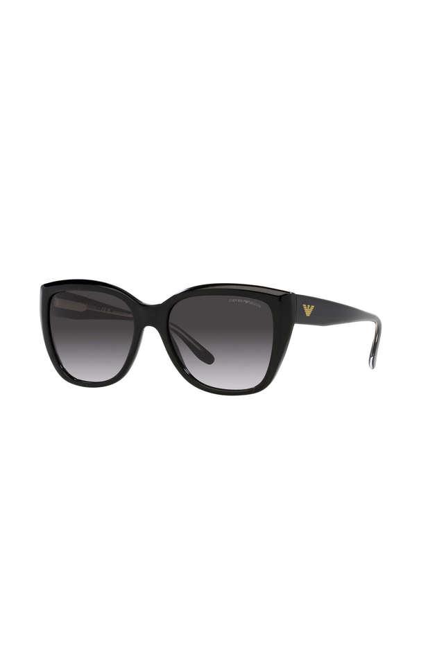 Emporio Armani Women's Grey Round Sunglasses