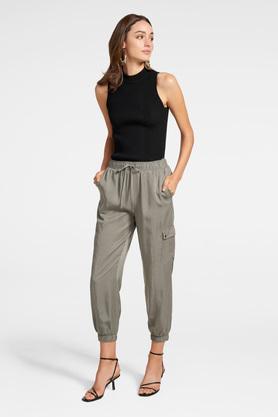 Moonstruck CoOrd Set  Buy Moonstruck Grey Balloon Sleeves Crop Top  Cargo  Pant CoOrd Set of 2 Online  Nykaa Fashion