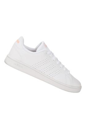 Buy ADIDAS White ADVANTAGE BASE WOMen Lace Up Sneakers Shoppers Stop