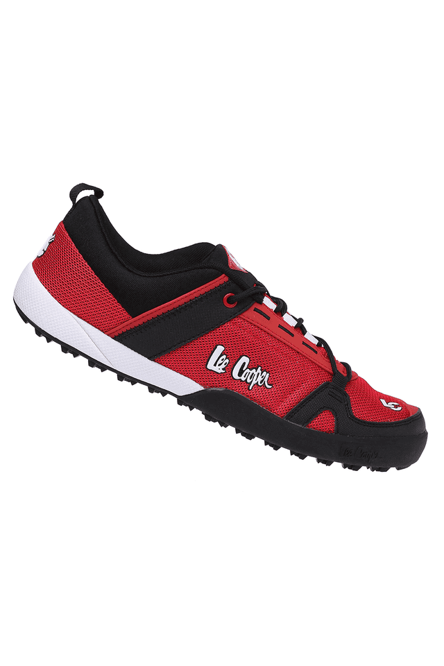 Buy LEE COOPER Red Mens Red lace up Sports Shoe Shoppers Stop