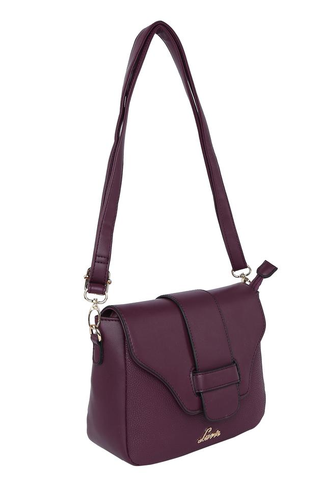 Womens Snap Closure Sling Bag