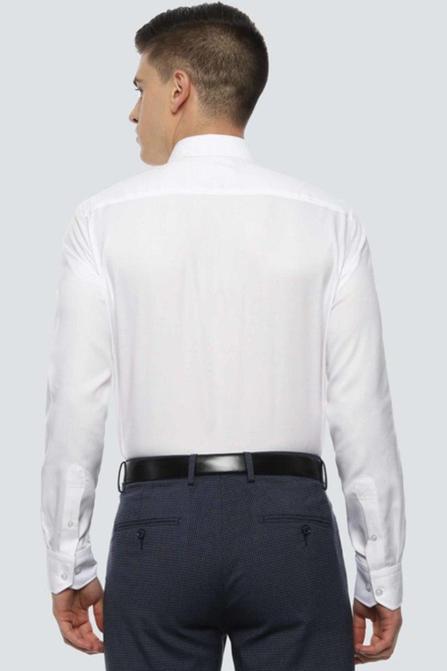 Louis Philippe Formal Shirts : Buy Louis Philippe Men White Shirt