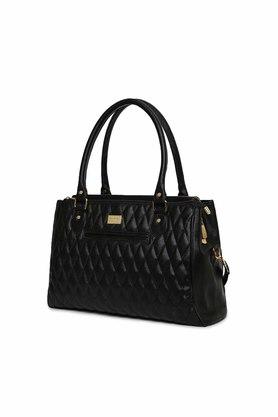 Black quilted handbag hot sale