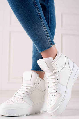 Buy White Sneakers for Girls by Shoetopia Online