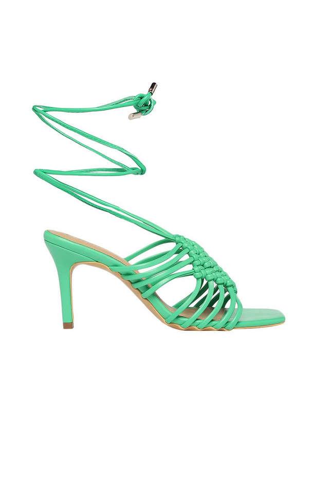 Lace Up Heels Shoes Woman | ZARA Thailand