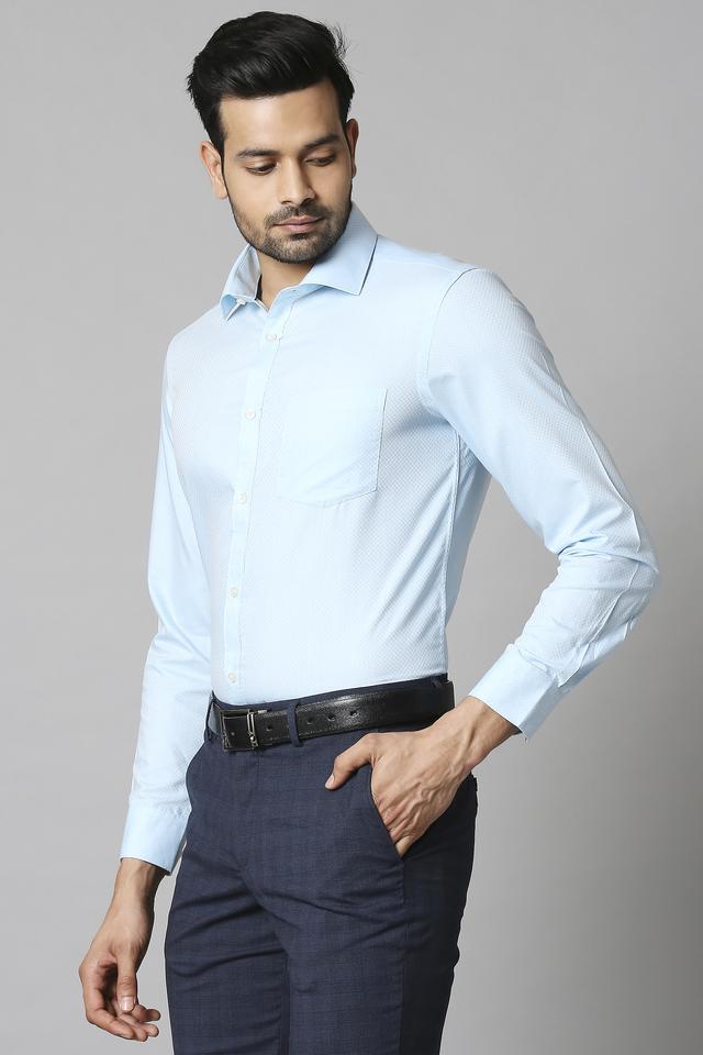 men formal shirts - SKY BLUE