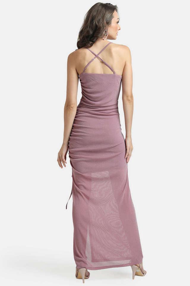 Premium Satin Halter Woven Maxi Dress