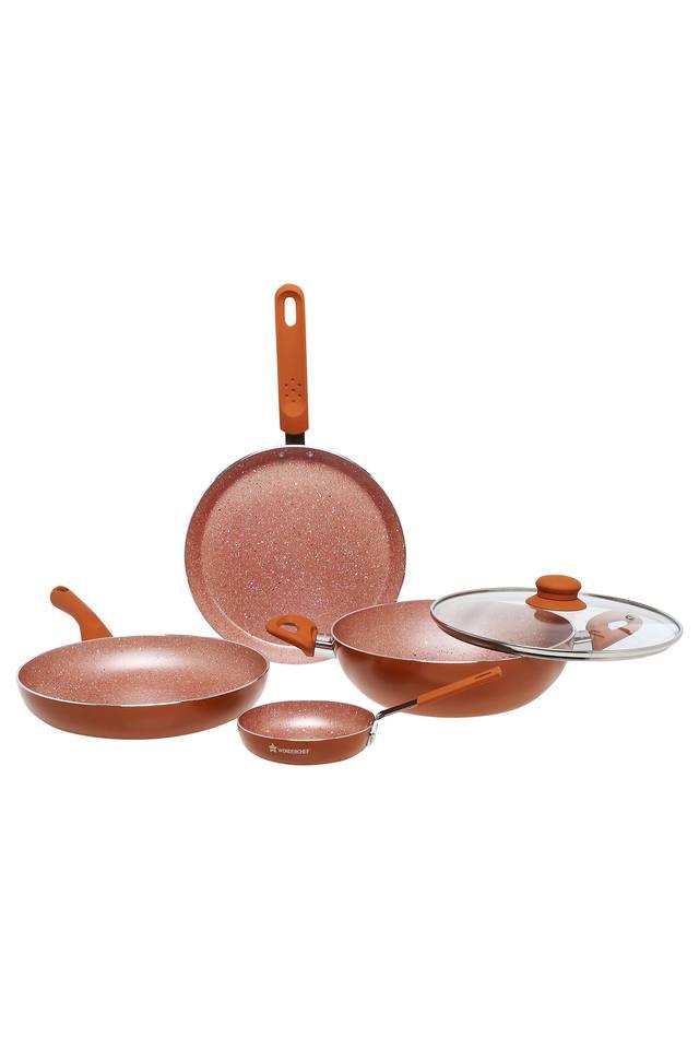 Buy WONDERCHEF Rose Gold Cookware Set of 4 Shoppers Stop