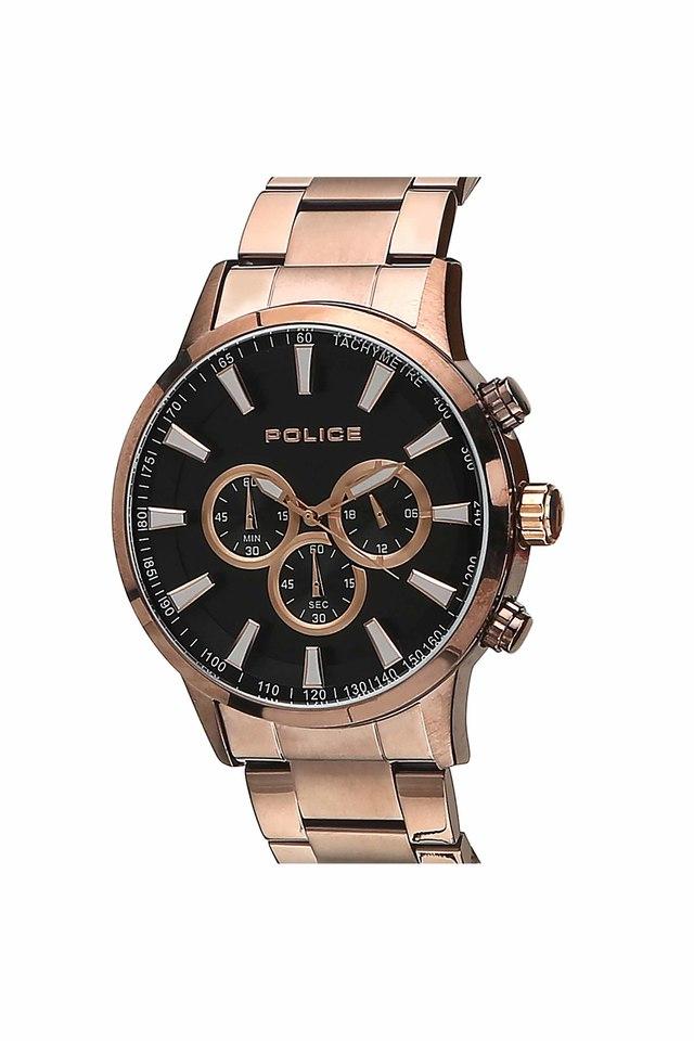 Police black 2024 dial watch