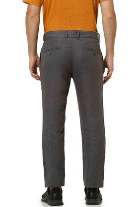 Check Formal Trousers In Light Grey Phoenix Fit Doja