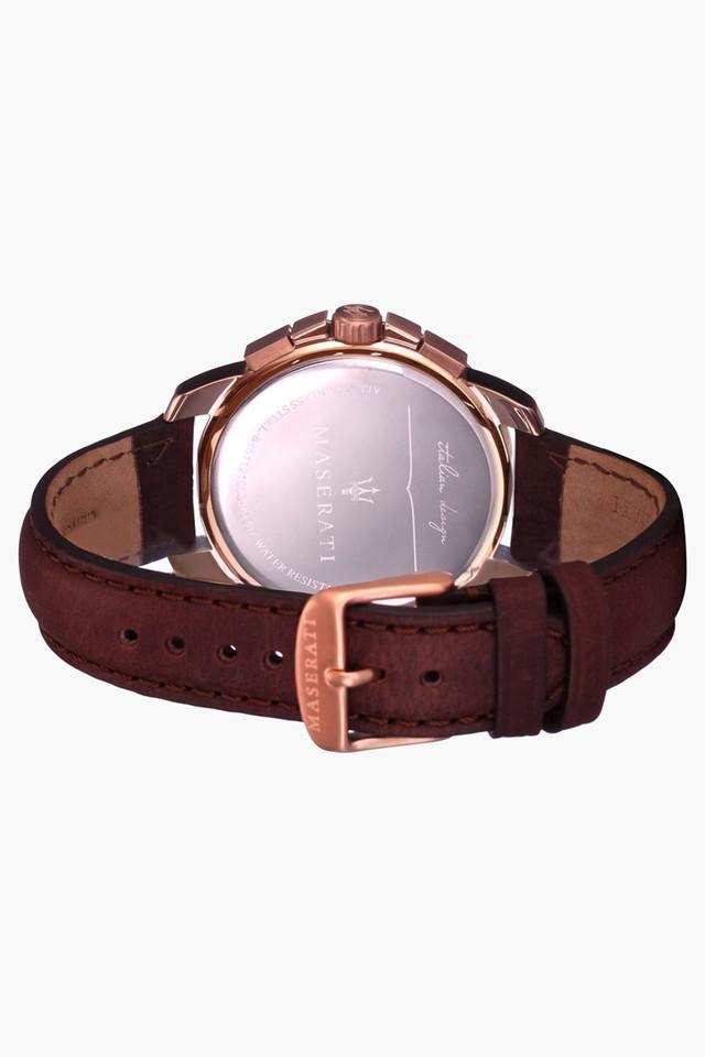 Buy MASERATI Mens Chronograph Leather Watch R8871621004 Shoppers Stop