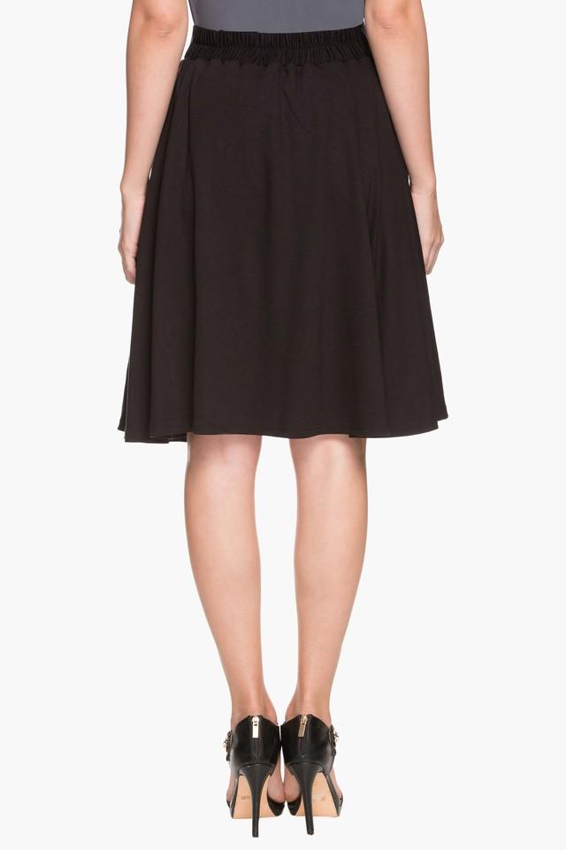 Buy ELLE Womens Knee-length Flared Skirt | Shoppers Stop