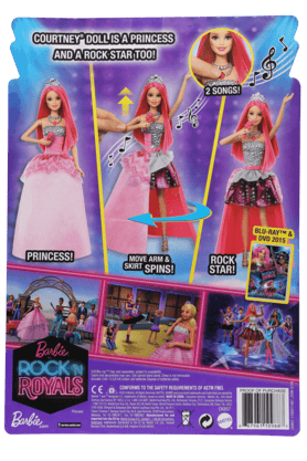 Buy BARBIE Girls Rock N Royals Doll 2 in 1 Shoppers Stop