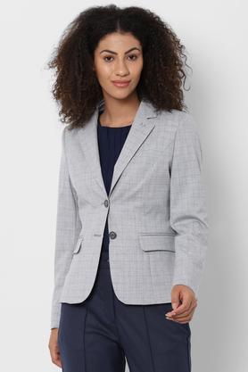 Polyester blazer for clearance womens