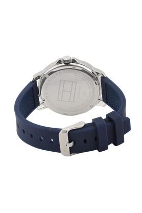 Tommy hilfiger men's blue silicone strap watch sale