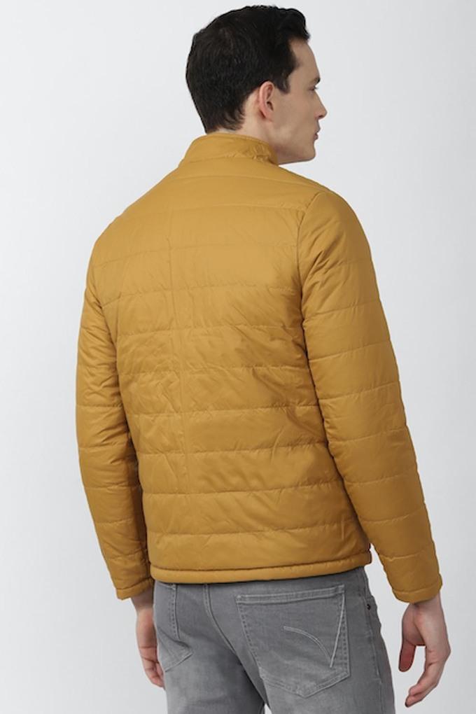 Men's Bomber Leather Jacket Perforated Yellow Mustard Napa Leather Classic  Aviator Series 4987 (S) at Amazon Men's Clothing store