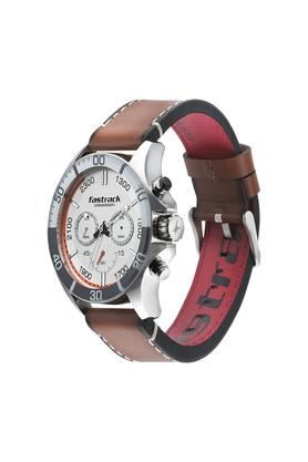 Mens Hitlist White Dial Chronograph Watch 3072SL15