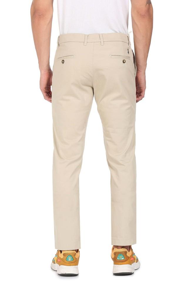 Buy online Navy Blue Cotton Chinos Casual Trousers from Bottom Wear for Men  by V-mart for ₹769 at 10% off | 2024 Limeroad.com