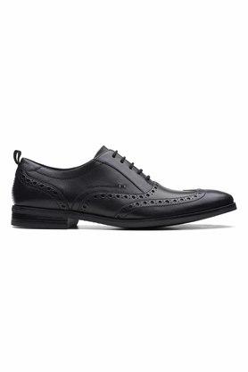 Clarks mens store black brogues