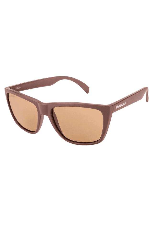 Fastrack Men's 100% UV protected Brown Lens Square Sunglasses : Amazon.in:  Fashion